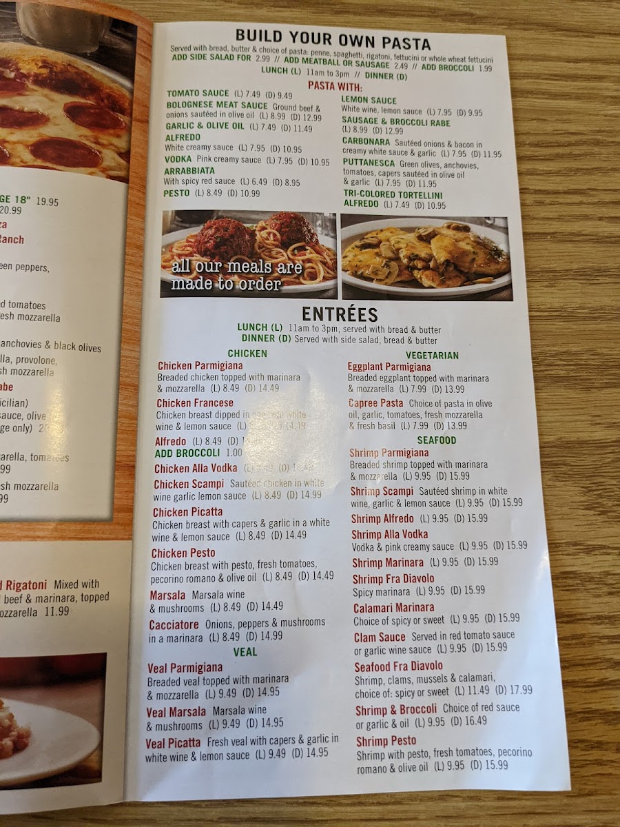 Pizzaro's Menu - Image 3