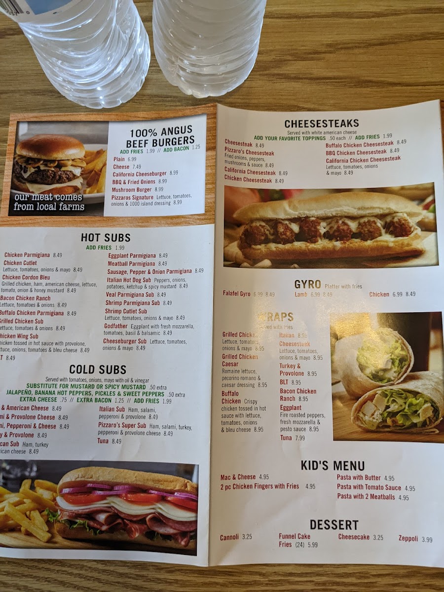 Pizzaro's Menu - Image 4
